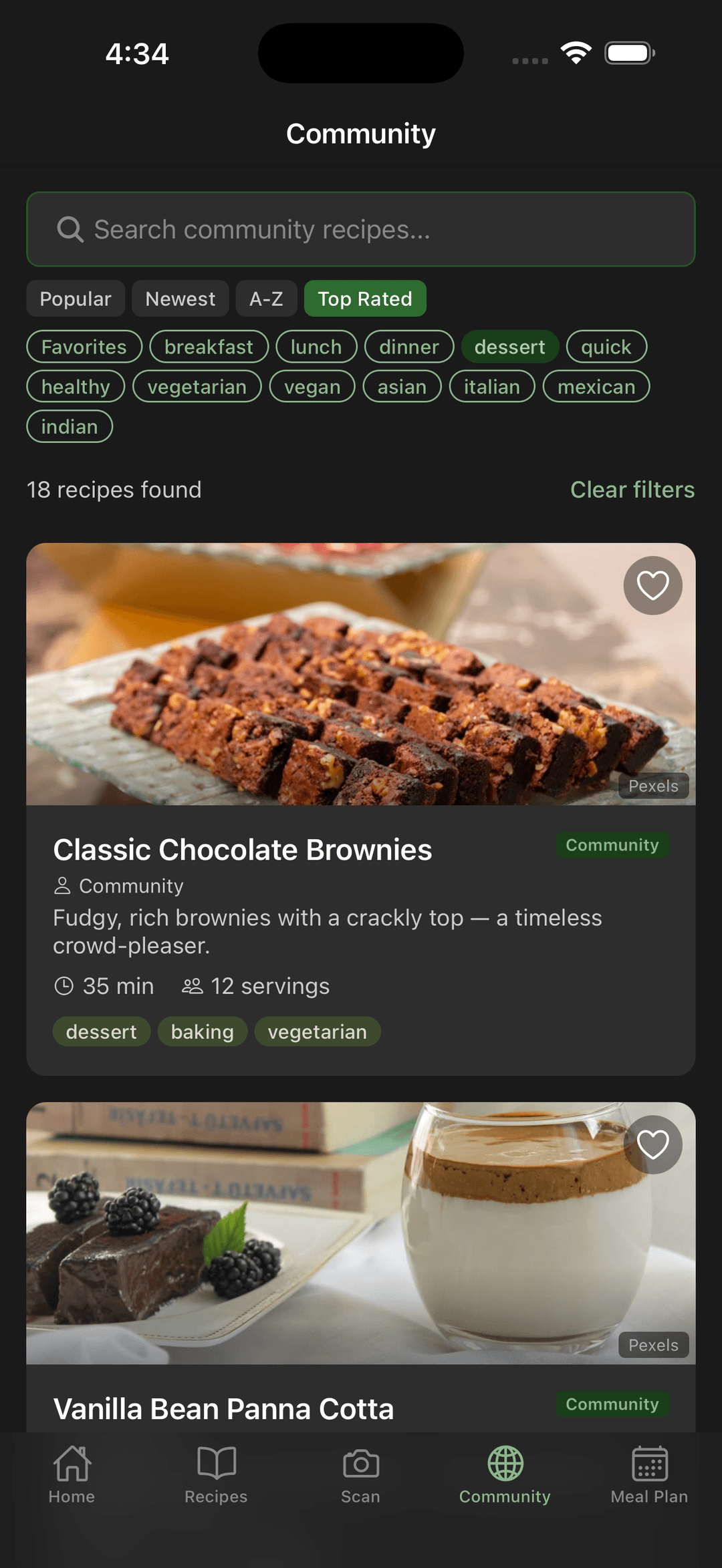 TasteArchive — Community recipes